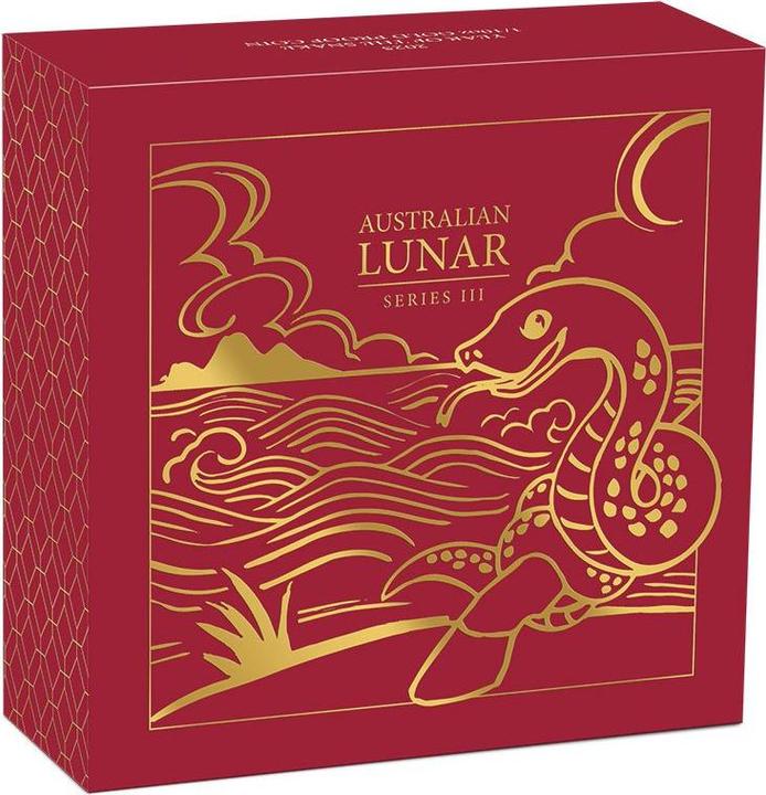 Actual product image The Perth Mint Gold Lunar III Schlange 1/10 oz PP - 2025 (999.90, 2025)