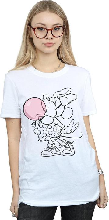 Immagine prodotto Disney Minnie Mouse Gum Bubble Maglietta Ampia Donna (XL)