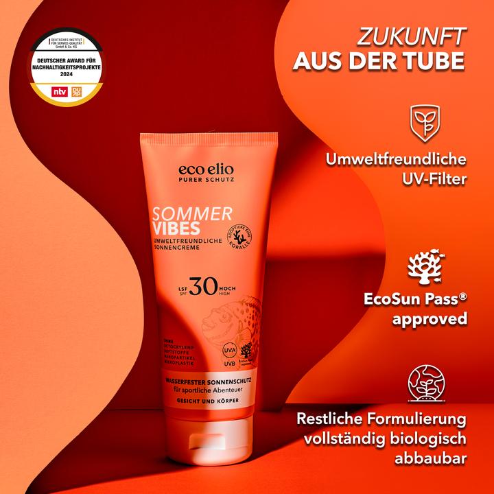 Produktbild Eco Elio Sommer Vibes (Sonnencreme, SPF 30, 200 ml, 246 g)