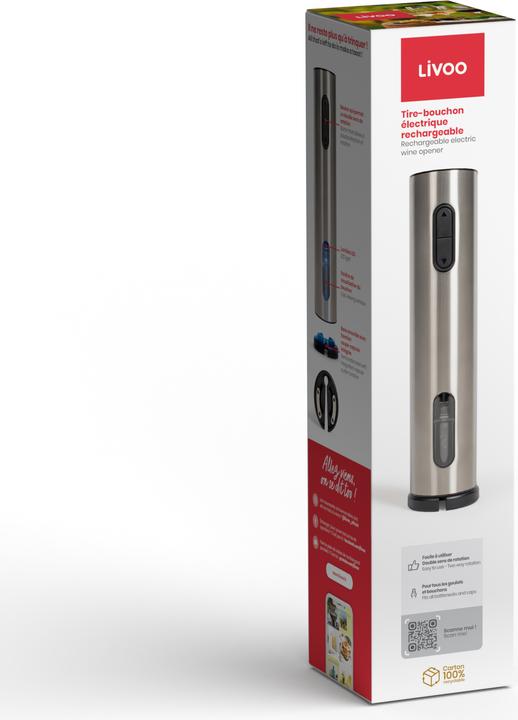 Produktbild Livoo Wiederaufladbarer elektrischer Weinöffne