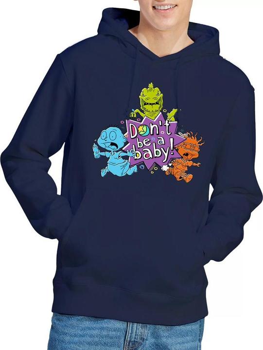 Immagine prodotto Rugrats Babies Run For The Hills Felpa con Cappuccio Uomo (L)