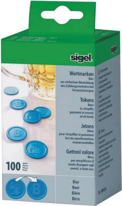 Produktbild Sigel Wertmarken Bier