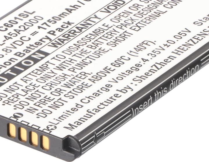 Actual product image XCell Akku passend für TP-Link Neffos C5L Handy, Smartphone, Telefon wie NBL-45A2000 1750mAh 3.8V