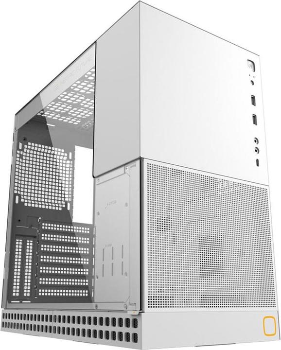 Produktbild Geometric Future King Arthur Midi-Tower Gehäuse - weiss (E-ATX)