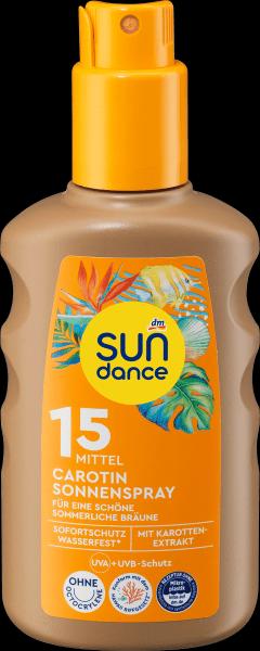 dm Sundance Sonnenspray Carotin (Sonnenspray, SPF 15, 200 ml)