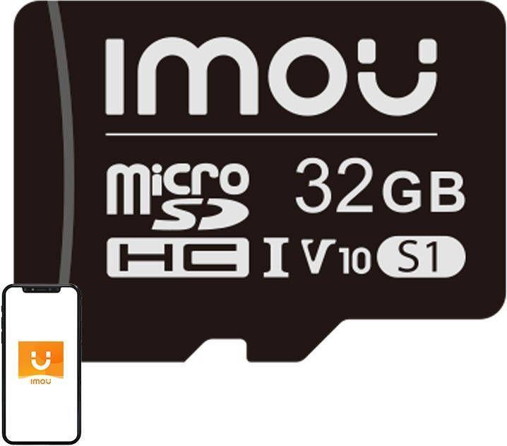 Image du produit Imou Carte mémoire microSD 32 Go (UHS-I, SDHC, 10/U1/V10, 90/20) (32 Go, microSDHC, U1, UHS-I)