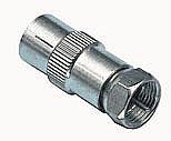 Actual product image F plug to coax coupling (Plugs and connectors)