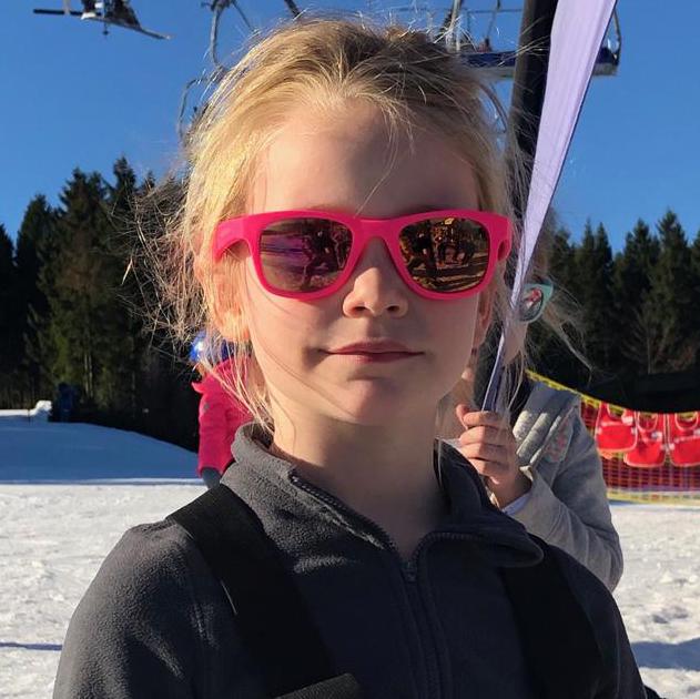 Immagine prodotto Koolsun Occhiali da sole per bambini e ragazzi Wave Rosa Neon