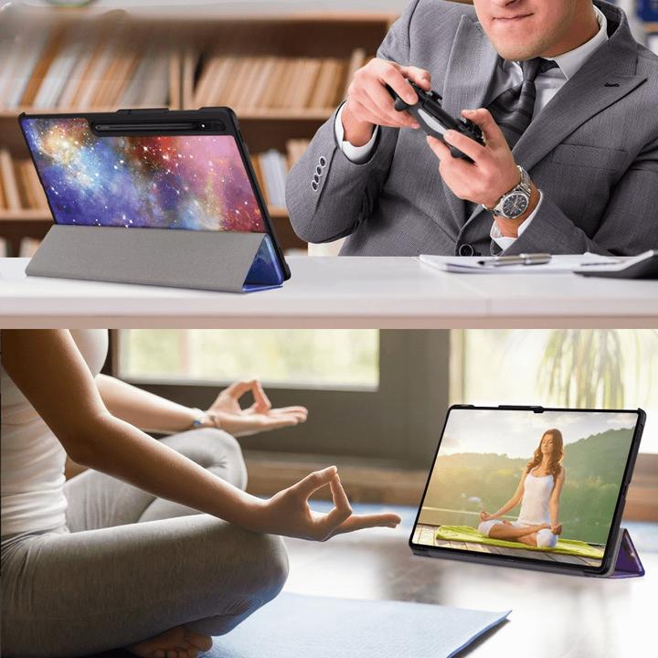 Actual product image Cover-Discount Galaxy Tab S9 Ultra - Tri-fold Smart Case Universe (Galaxy Tab S9 Ultra)