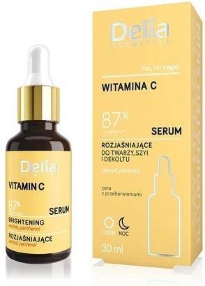 Actual product image Delia Cosmetics Face, Neck, and Decollete Brightening Serum 30ml - Vitamin C Serum (30 ml)