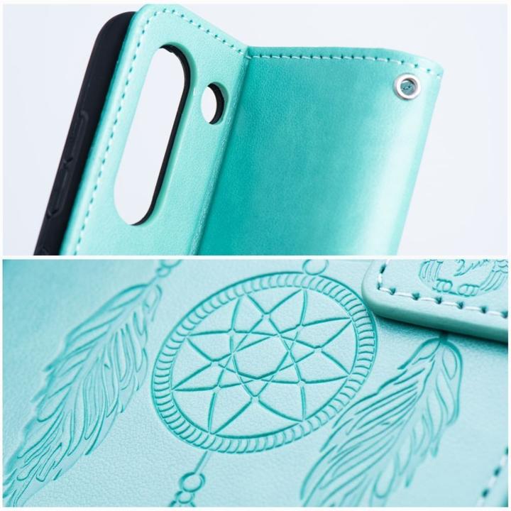 Produktbild OEM Back panel cover MEZZO Book case for SAMSUNG A16 5G dreamcatcher green (Samsung Galaxy A16 5G)