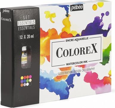 Produktbild Pebeo Colorex Wassertinte (Mehrfarbig, 20 ml)