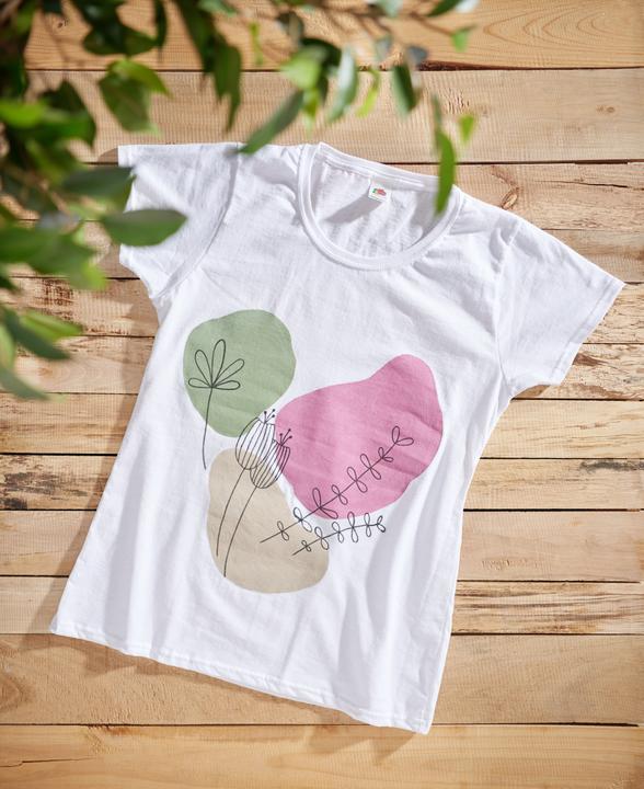 Produktbild Fruit of the Loom Damen T-Shirt, Weiss (XL)