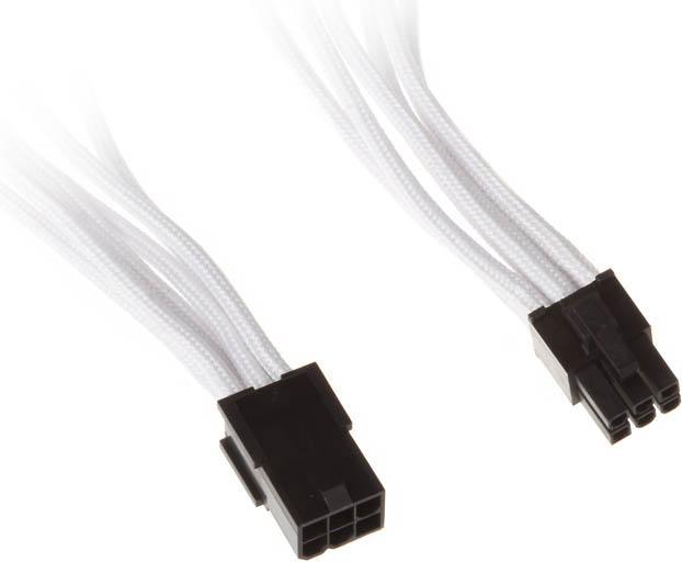 Productafbeelding Silverstone ATX Uitbreiding 6-6 (PCI-E) Pin wit