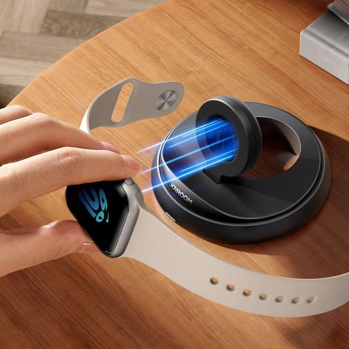 Immagine prodotto Joyroom Caricatore wireless pieghevole per Apple Watch/iWatch - Nero (3 W)