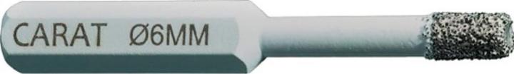 Carat Punta per piastrelle D.6mm 30mm esagonale (6 millimetri)