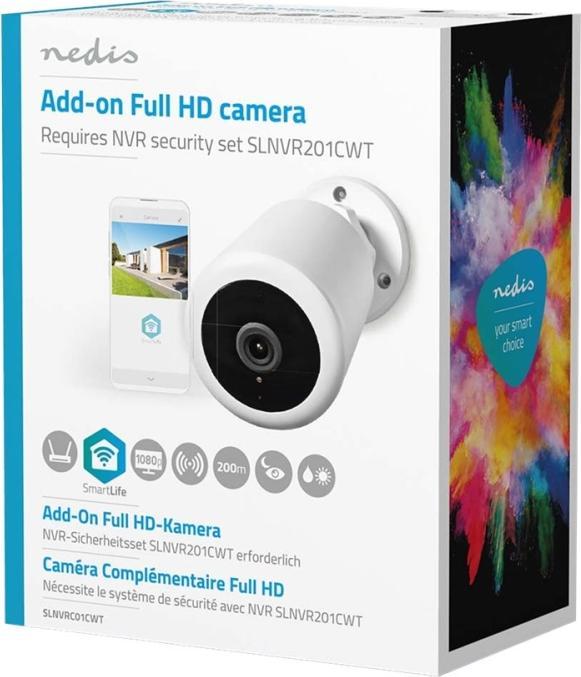 Produktbild Nedis SmartLife Aussenkamera Wi-Fi 1920x1080 IP65 Max. Batterie-Lebensdauer: 6 Monate Cloud Storage ( (1920 x 1080 Pixels)