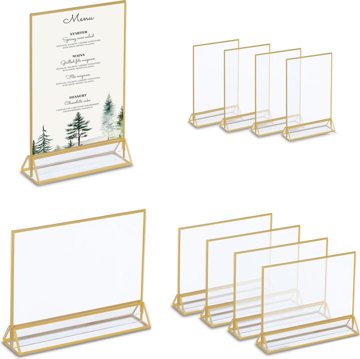 Image du produit Relaxdays 10x présentoirs-de-table (A5)