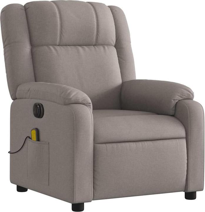 Produktbild VidaXL Massagesessel Fernsehsessel Relaxsessel Sessel Elektrisch Taupe Stoff