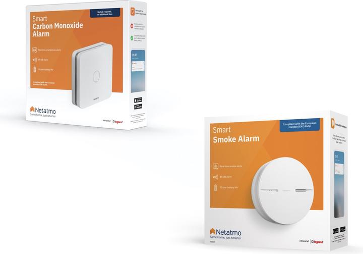 Produktbild Netatmo Smarter Rauchmelder + Kohlenmonoxidmelder