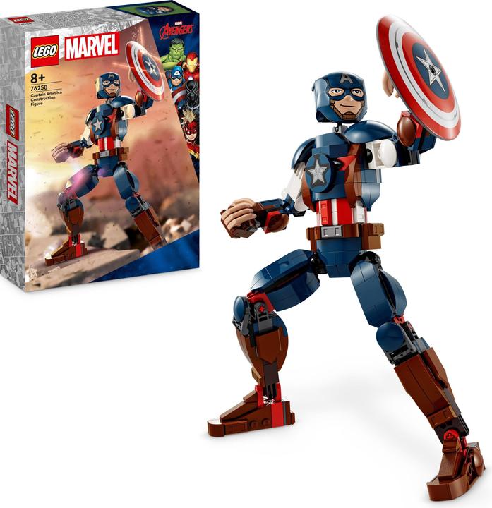 Produktbild LEGO Captain America Baufigur (76258, LEGO Marvel)