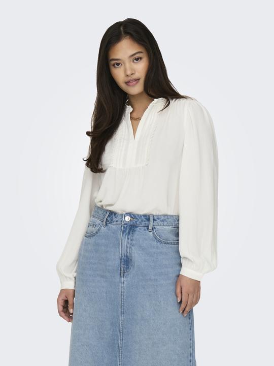 Immagine prodotto JdY Vestibilità regolare Scollo a V Taglio voluminoso delle maniche Top Top (XL)