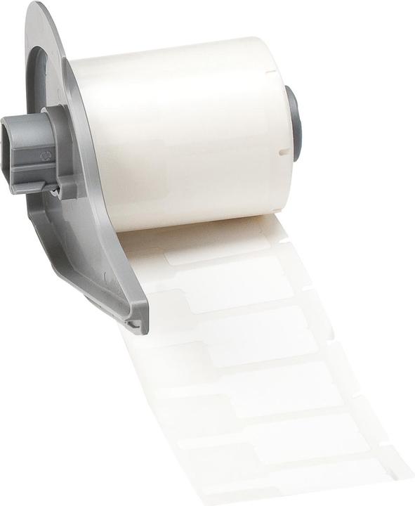 Brady M7-1-425-FP, Fähnchen, Polypropylen, Weiss, matt, 30.00 x 10.00 mm, Layout 1, permanent (250