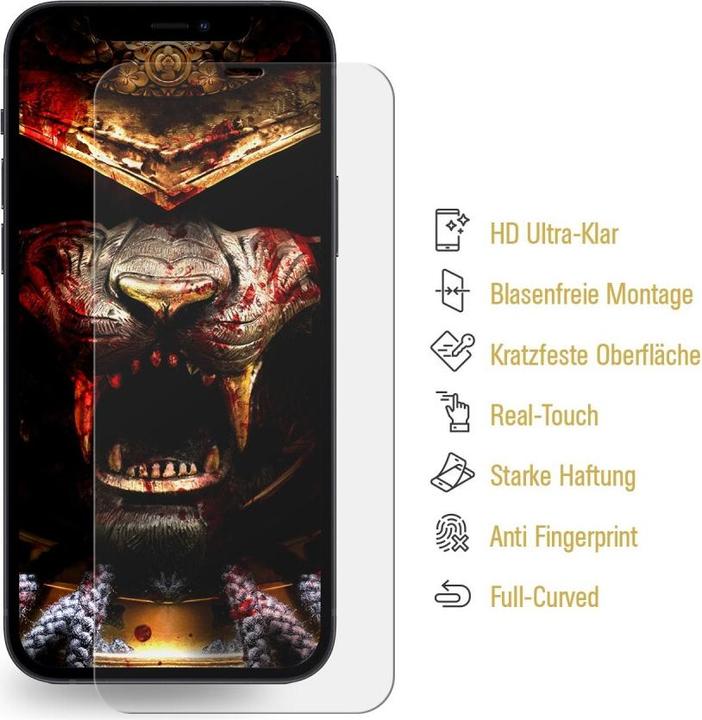 Produktbild Protectorking 3x Panzerfolie Anti-Shock HD Klar (4 Stück, Apple iPhone 11)
