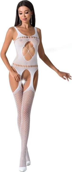 Passion Woman Bs057 Bodystocking Black One Size (One size)