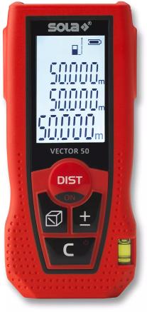 Produktbild Sola Messwerkzeuge Laser-Entfernungsmesser Vector 50 IP42 SOLA (50 m)