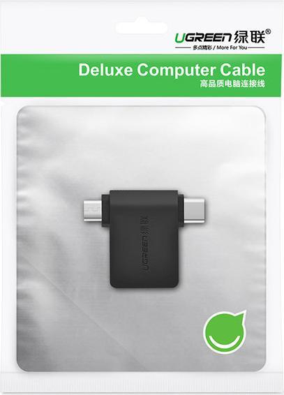 Produktbild Ugreen Micro USB + USB-C zu USB-A 3.0 Adapter (USB Typ C, USB-A)