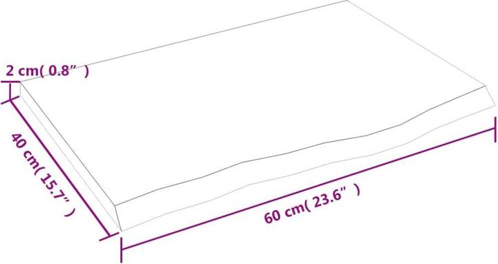 Image du produit VidaXL Gianna (60 x 2 x 40 cm)