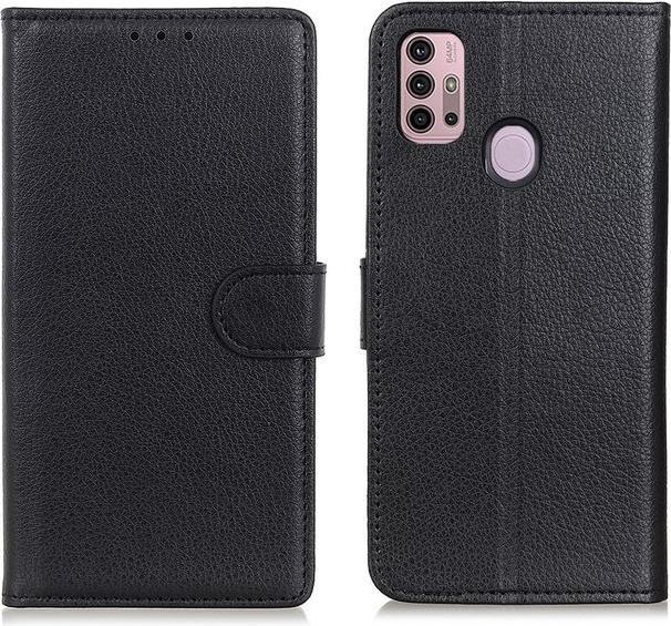 Produktbild MU Classic Litchi Leder Bookcover Series (Motorola Moto G30, Motorola Moto G10)