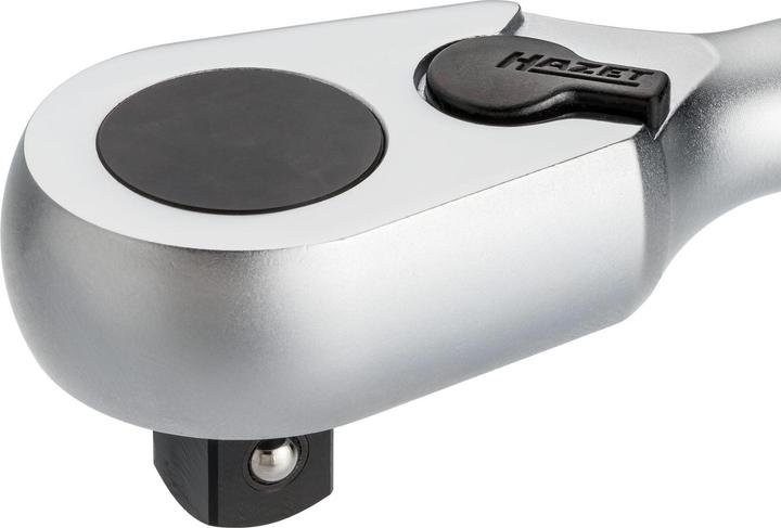 Immagine prodotto HAZET Leva a cricchetto reversibile a dentatura fine HiPer 863HP ∙ Attacco quadro, massiccio, 6,3 m… (1/4")