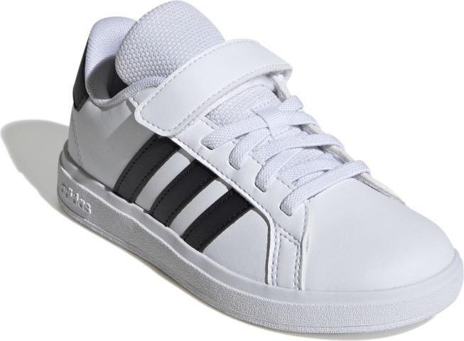 Actual product image adidas Unisex Grand Court 2.0 Shoes Children non-football shoes, Cloud White/core Black/Cloud (34)