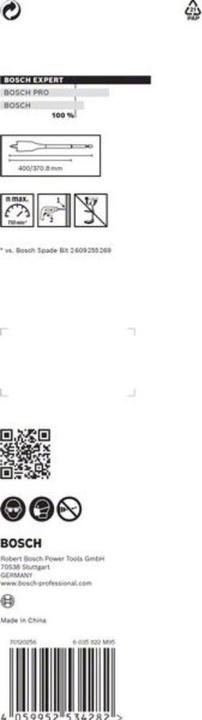 Actual product image Bosch Professional Zubehör Bosch Professional Expert SelfCut Speed Flachfräsbohrer, 32 x 400 mm (32 millimetres)
