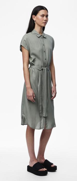 Actual product image Pieces Print blouse dress (M)