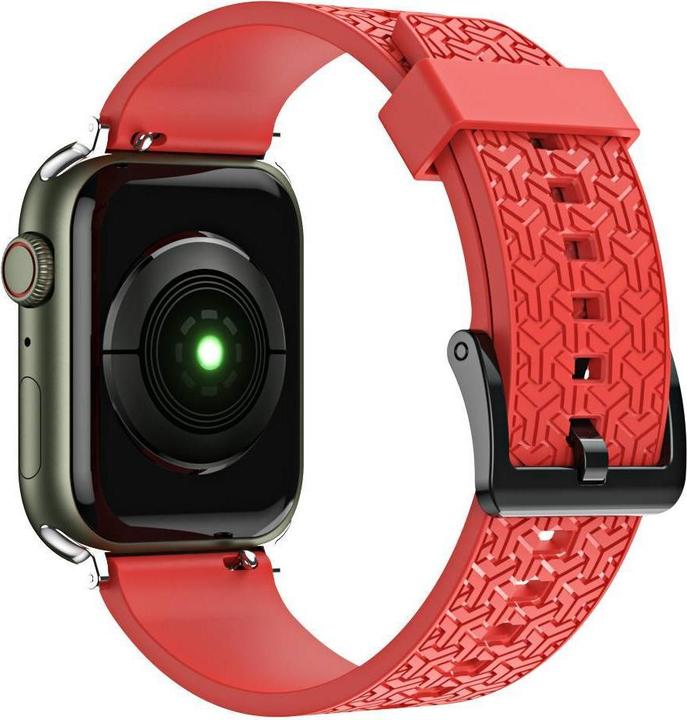 Image du produit Hurtel Bracelet montre Y pour Apple Watch 7 / SE (41/40 / 38mm) bracelet montre rouge (41 mm, 38 mm, 40 mm, TPU)