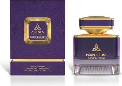 Actual product image Auraa Desire Purple Bliss Extrait De Perfume 100ml by Fresh Spicy Mineral Fragrance for Men Mandarin (Extrait De Parfum, 100 ml)