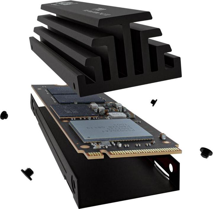 Actual product image Crucial T700 with Heatsink (2000 GB, M.2 2280)
