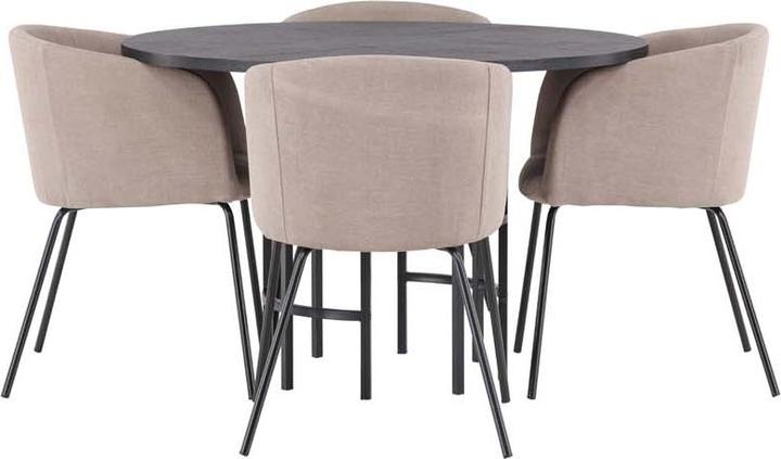 Produktbild Ebuy24 Essgruppe Copenhagen 9 (5-teilig) (115 x 74 x 115 cm)