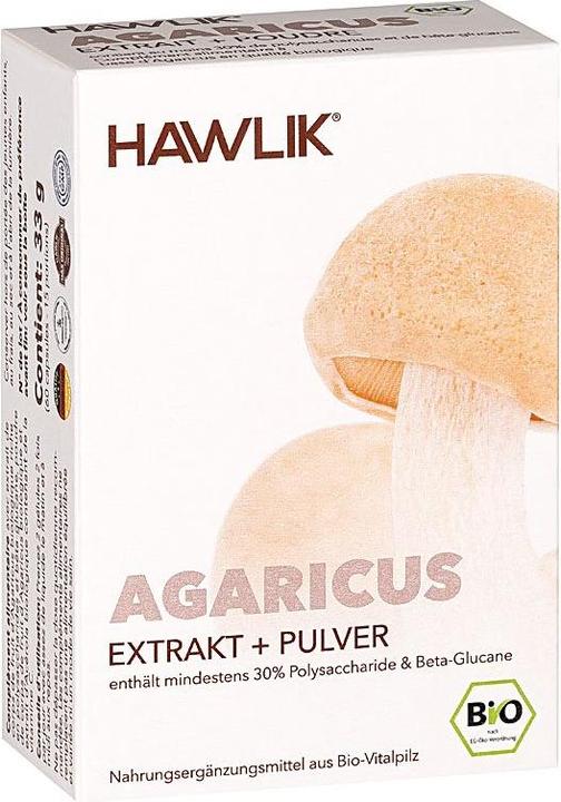 Actual product image Hawlik Agaricus extract + powder capsule (60 Piece, Capsules, 57 g)