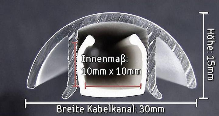 Image du produit Alunovo Goulotte de câblage Mini Design (Conduit, 80 cm)