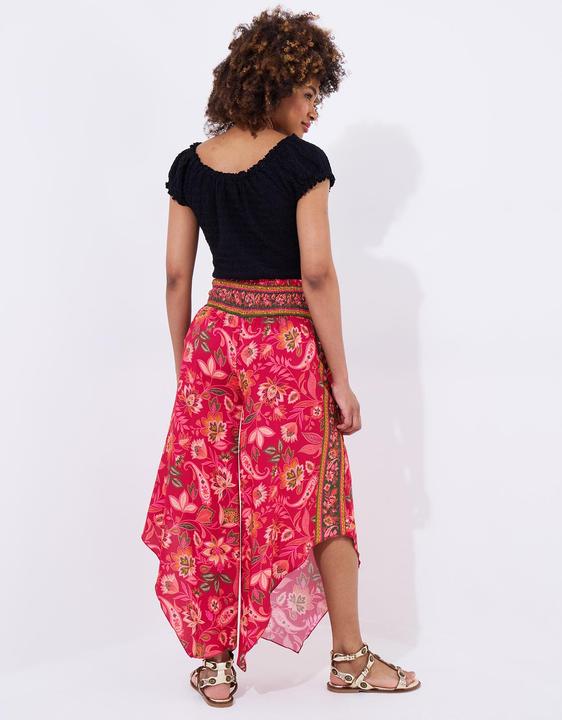 Actual product image Joe Browns Contrast Floral Border Print Relaxed Fit Trousers (Frequency band 38 (2600 MHz))
