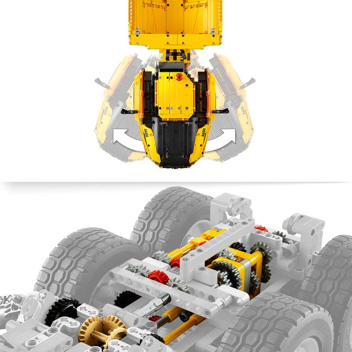 Immagine prodotto LEGO Dumper articolato Volvo (6x6) (42114, LEGO Technic)