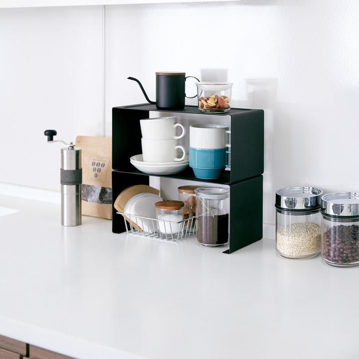 Image du produit Yamazaki Étagère de cuisine étroite empilable TOWER