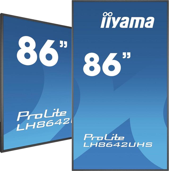 Actual product image iiyama LH8642UHS-B3 (3840 x 2160 Pixels, 85.70")