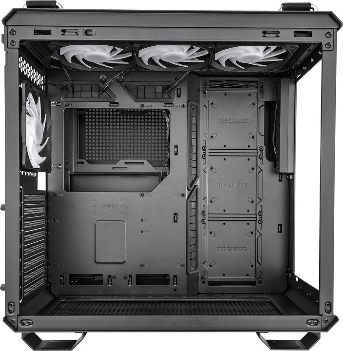 Actual product image ASUS Case TUF GT502 PLUS TG Gaming Black (Mini-ITX, mATX, ATX)