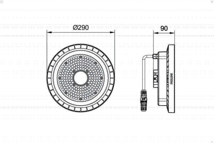 Immagine prodotto Philips CoreLine HighBay 95567700 BY120P G5 LED105S/840 PSU WB (10500 lm)