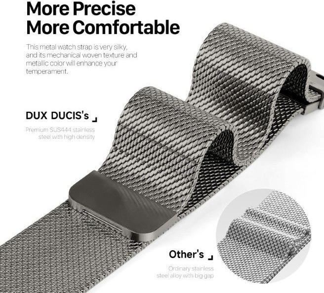 Image du produit Dux Ducis Milanese Pro Armband (41 mm, 40 mm, 38 mm, Acier inoxydable)